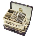 سرویس قاشق و چنگال 142 پارچه استیل جی فی نی GIFFINI مدل L-85 لاکچری
